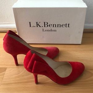 Stylish Red LK Bennett Shoes